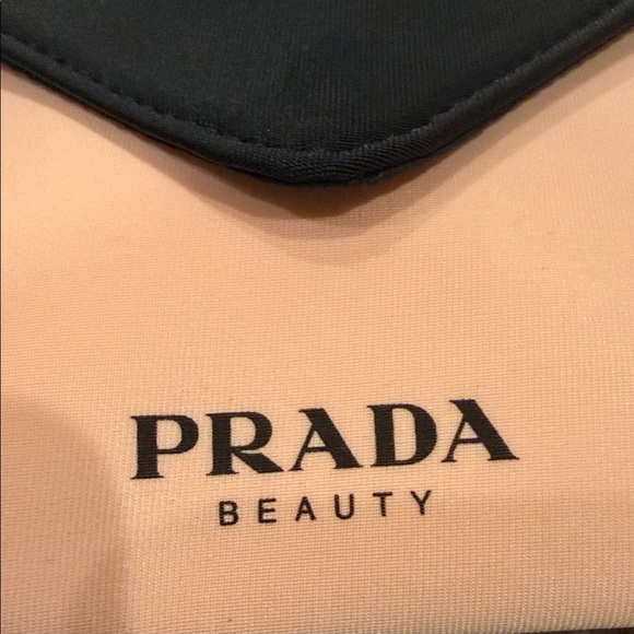 Prada Pink and Black Beauty Clutch 2 pieces bundle - Picture 9 of 9